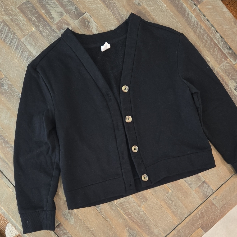 Rosio Black Textured Sweater